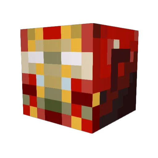 kasio0410 Minecraft avatar head, 3D render