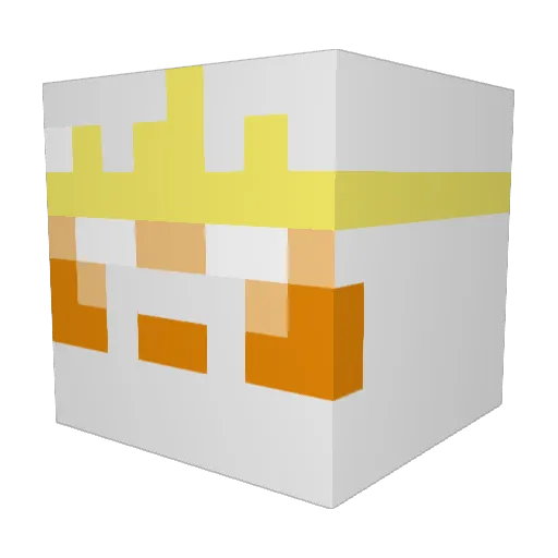 kasper12w3 Minecraft avatar head, 3D render