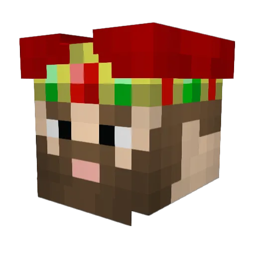 kasper14498 Minecraft avatar head, 3D render
