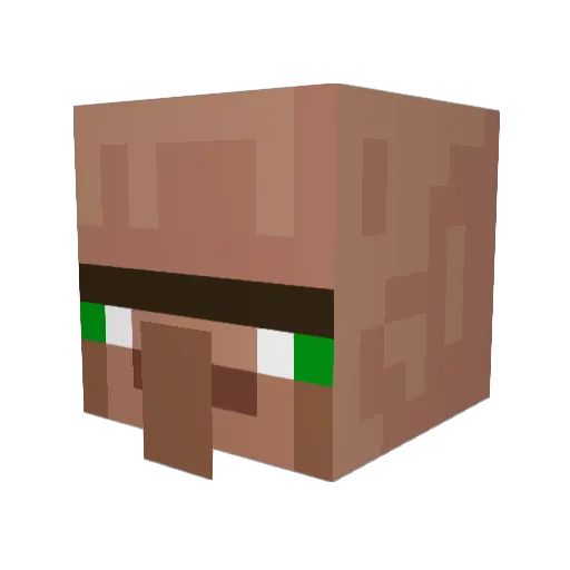 kasper_heldam Minecraft avatar head, 3D render