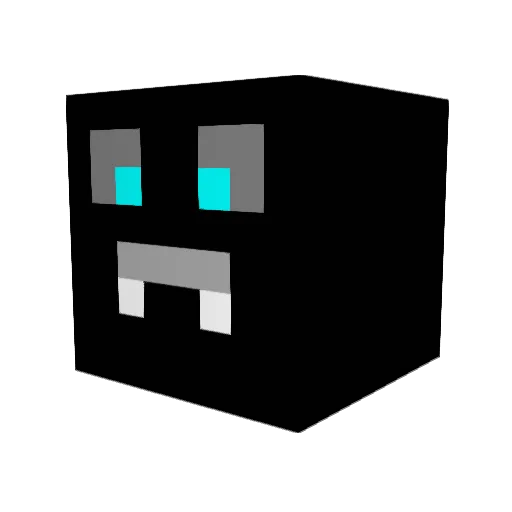 kasperp2 Minecraft avatar head, 3D render