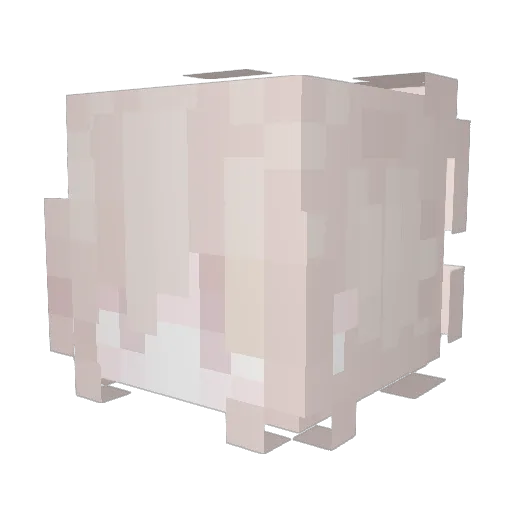 kasrhh Minecraft avatar head, 3D render