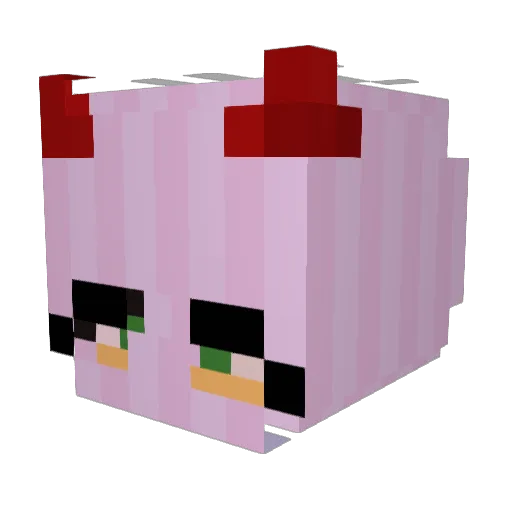 kassadilla31 Minecraft avatar head, 3D render