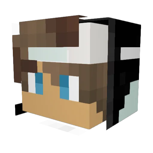 kassieboy Minecraft avatar head, 3D render