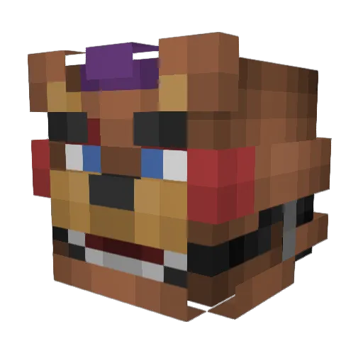 kasssiee Minecraft avatar head, 3D render