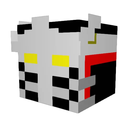 kastack Minecraft avatar head, 3D render