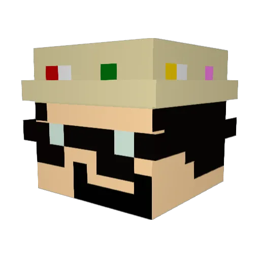 kastan130 Minecraft avatar head, 3D render
