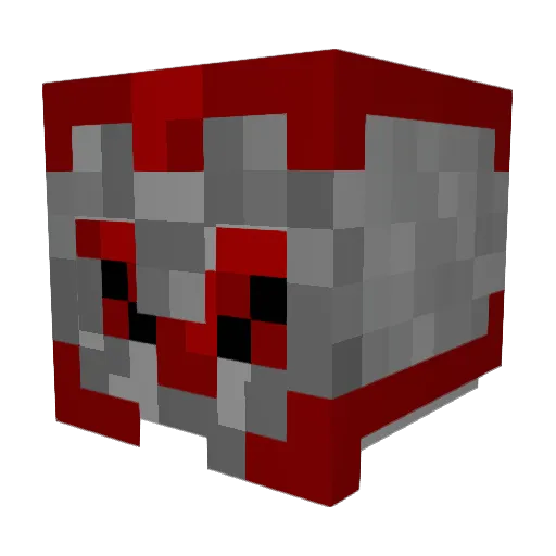 kasteelvis Minecraft avatar head, 3D render