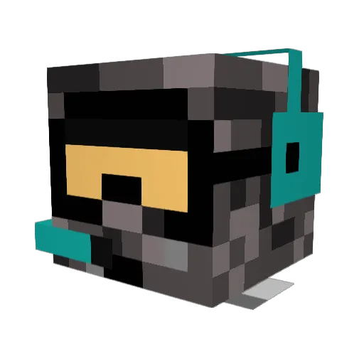 kastlek Minecraft avatar head, 3D render