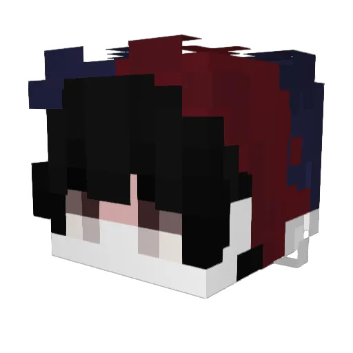 kasudd Minecraft avatar head, 3D render