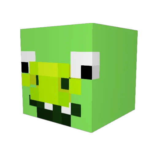 kasyniarz Minecraft avatar head, 3D render
