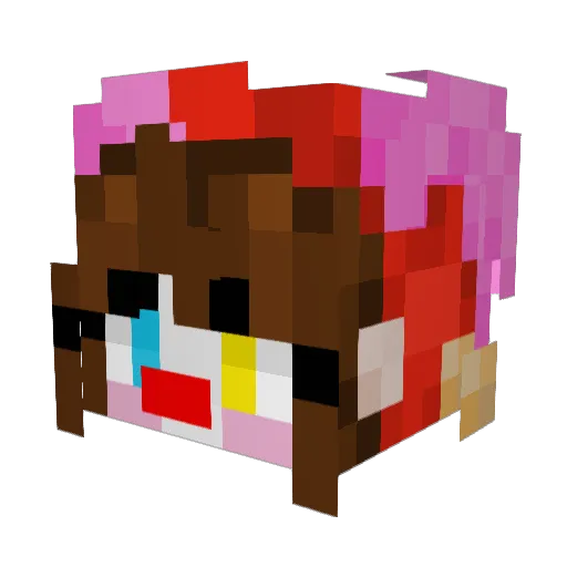 kat11731 Minecraft avatar head, 3D render