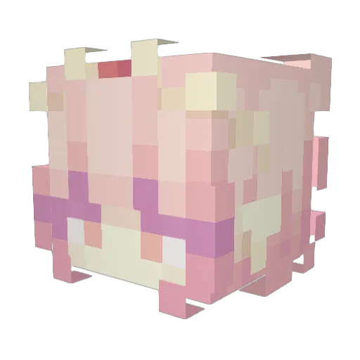 kat6053 Minecraft avatar head, 3D render