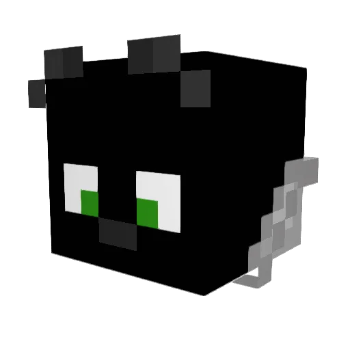 kat812 Minecraft avatar head, 3D render