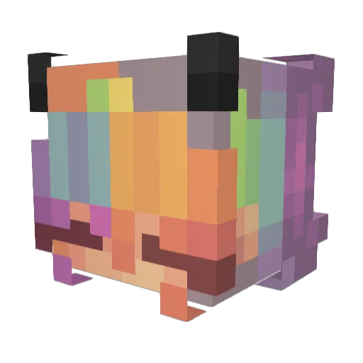 kat_ly Minecraft avatar head, 3D render