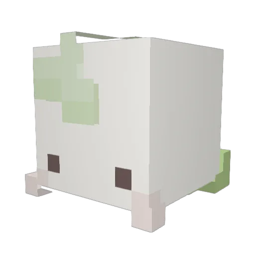 kat_pete Minecraft avatar head, 3D render
