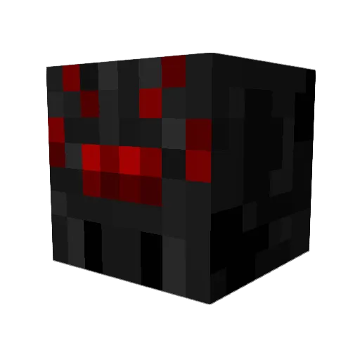 katahrund Minecraft avatar head, 3D render