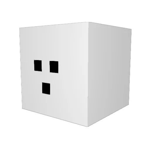 kataitoufu_MC Minecraft avatar head, 3D render