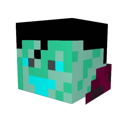katassyn Minecraft avatar head, 3D render