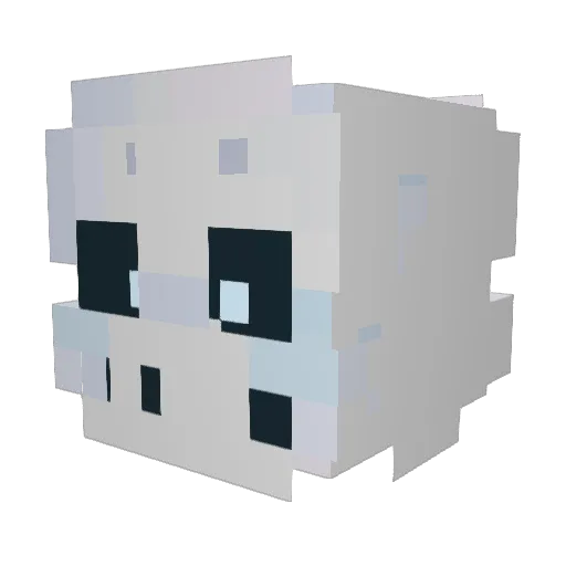 katazaii Minecraft avatar head, 3D render