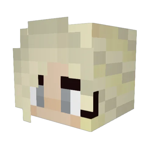 kateavery03 Minecraft avatar head, 3D render