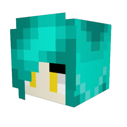 kateiehope Minecraft avatar head, 3D render