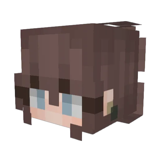 katejpeg21 Minecraft avatar head, 3D render