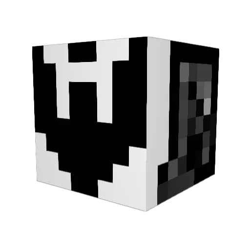 katekan Minecraft avatar head, 3D render