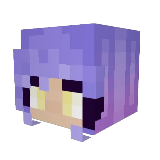 katekate93 Minecraft avatar head, 3D render