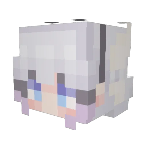 katelina07 Minecraft avatar head, 3D render