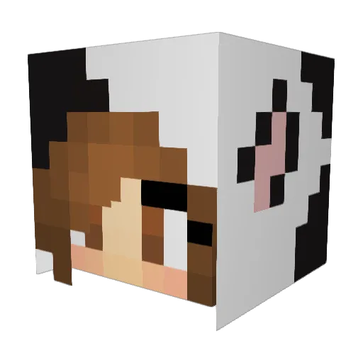 katelyn1420 Minecraft avatar head, 3D render
