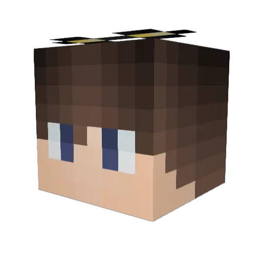 katenn377 Minecraft avatar head, 3D render