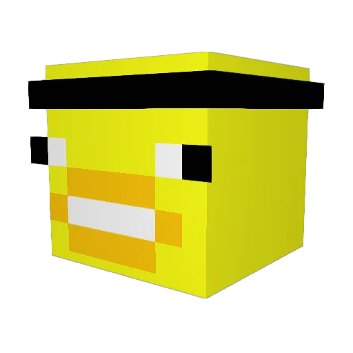 katerinakou Minecraft avatar head, 3D render