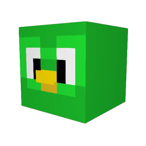 katerr12 Minecraft avatar head, 3D render