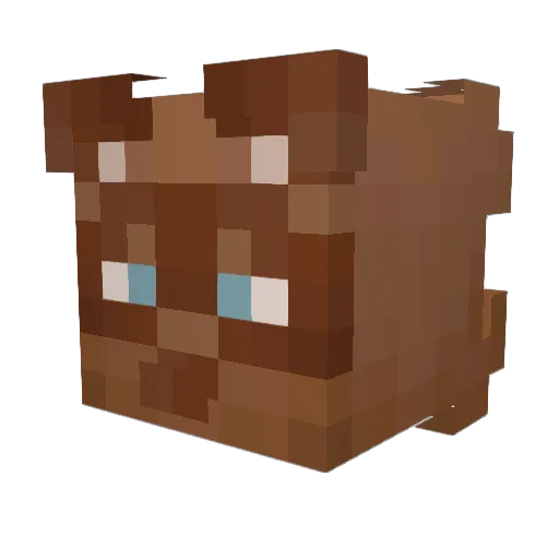 katetherine Minecraft avatar head, 3D render