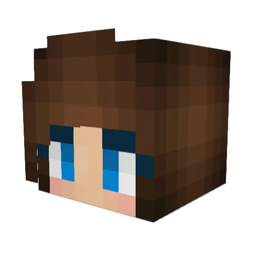 kath660 Minecraft avatar head, 3D render