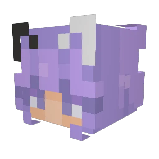 kath_2002 Minecraft avatar head, 3D render
