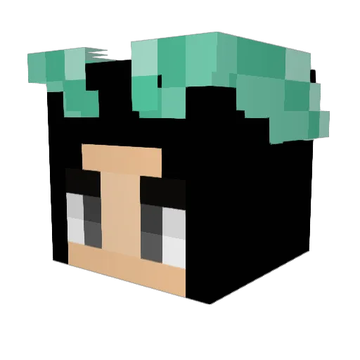 kathacombs Minecraft avatar head, 3D render