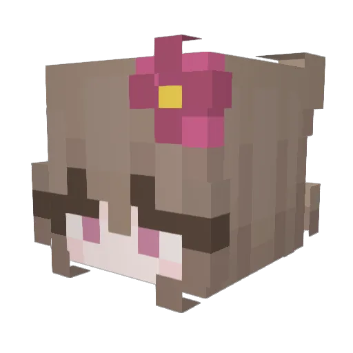 katherine9890 Minecraft avatar head, 3D render