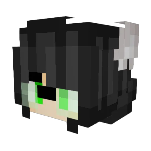 katherineharley Minecraft avatar head, 3D render