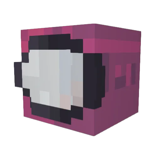 katherinevang Minecraft avatar head, 3D render