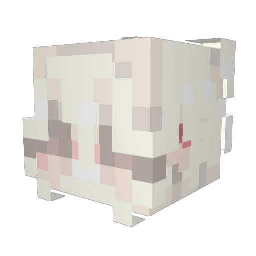 katheritas Minecraft avatar head, 3D render