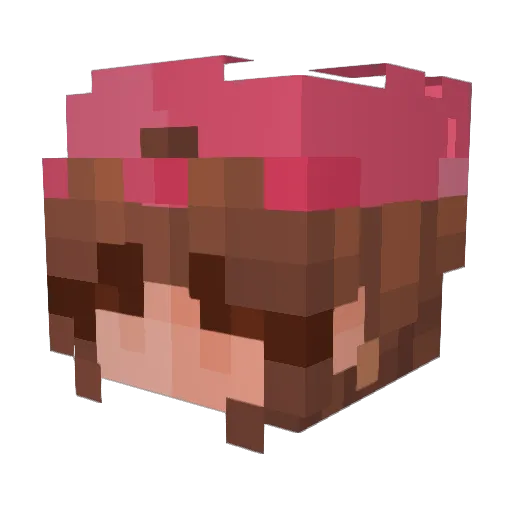 kathi_hoid Minecraft avatar head, 3D render