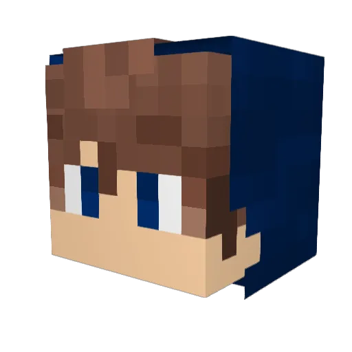 kathrin4422 Minecraft avatar head, 3D render