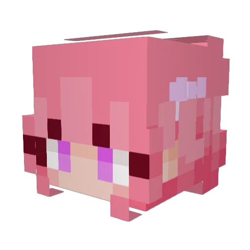 kathy0403 Minecraft avatar head, 3D render