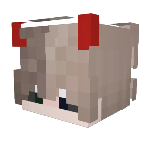 kathy1120 Minecraft avatar head, 3D render