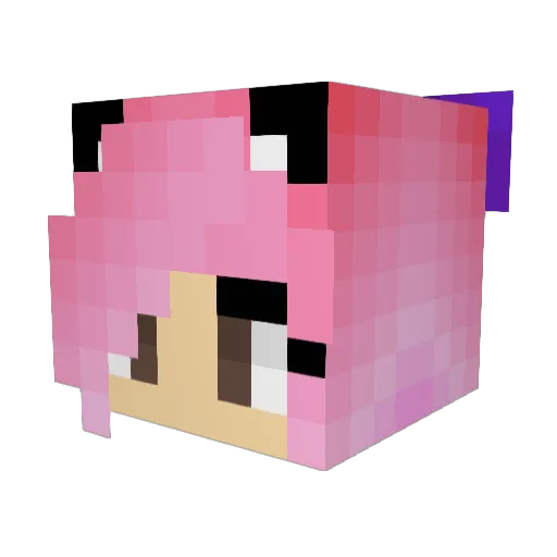 kathyrose07 Minecraft avatar head, 3D render