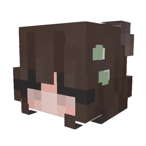 katicakes1 Minecraft avatar head, 3D render