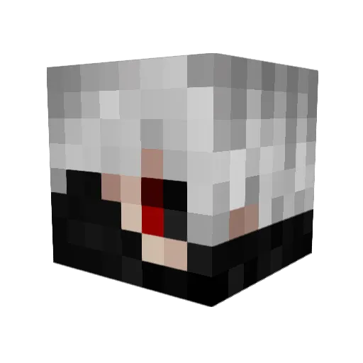 katie3210 Minecraft avatar head, 3D render