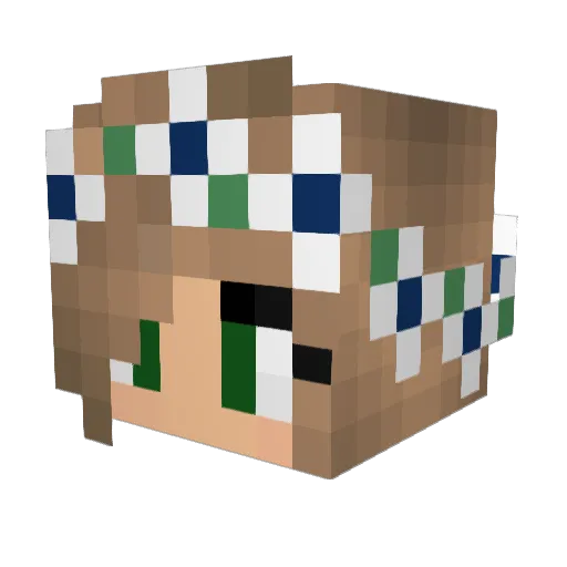 katie4506 Minecraft avatar head, 3D render
